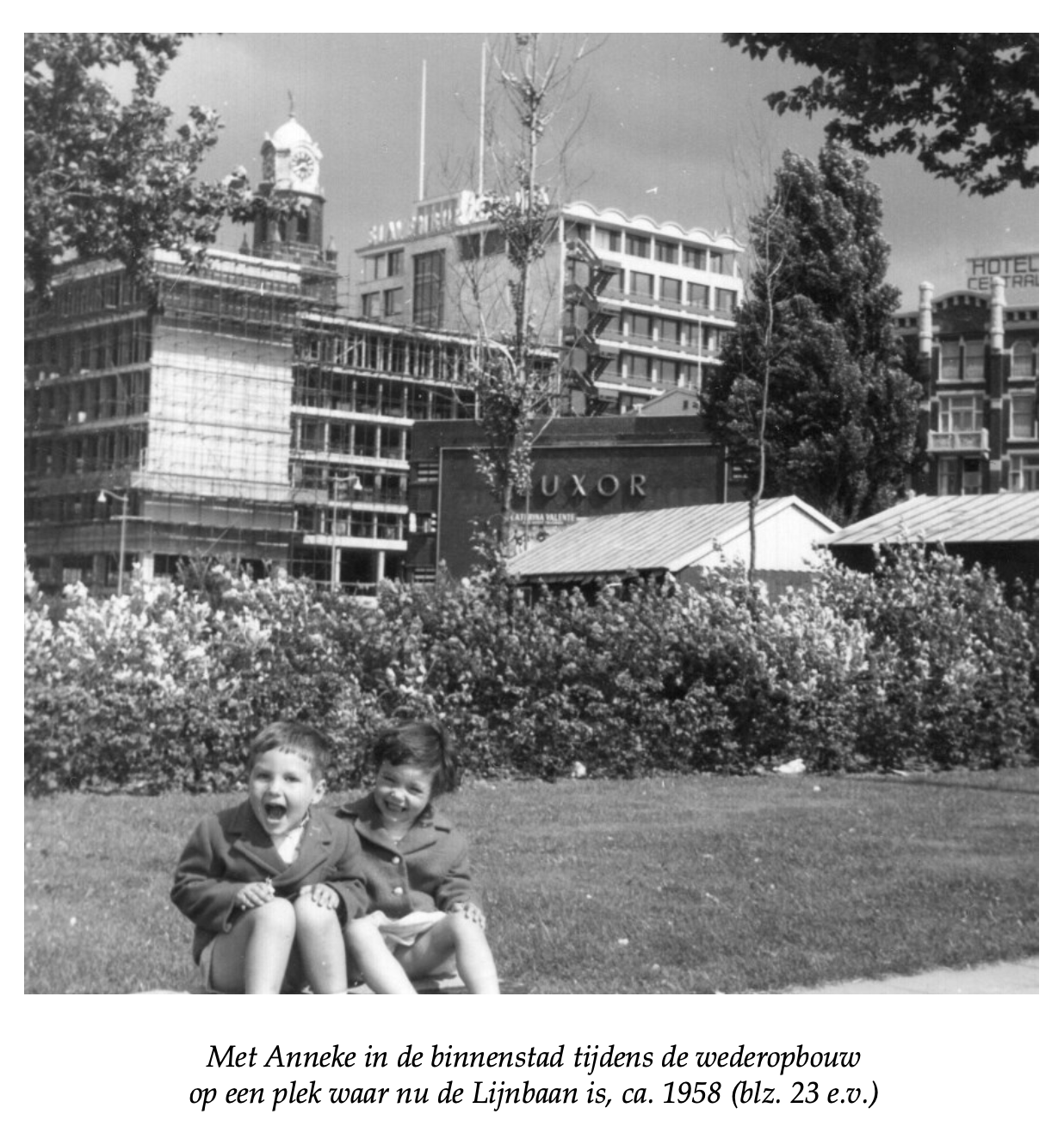 Wederopbouw Rotterdam Lijnbaan Weena Luxor Anneke John Riper ca. 1958